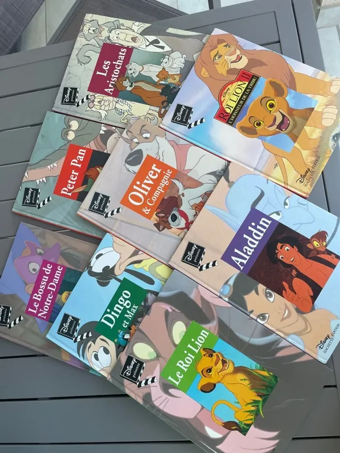 Lot de 8 Disney Hachette édition des années 90