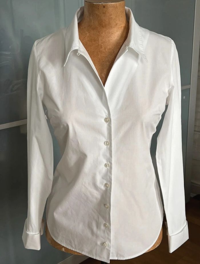 Chemise blanche spectaculaire dos-nu Adelyne 38 - Anne Fontaine - photo numéro 6