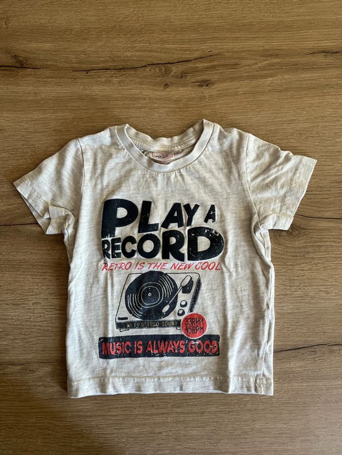 Lot tee shirt, tee shirt manches courtes, maillot, garçon taille 24 mois. - photo numéro 5