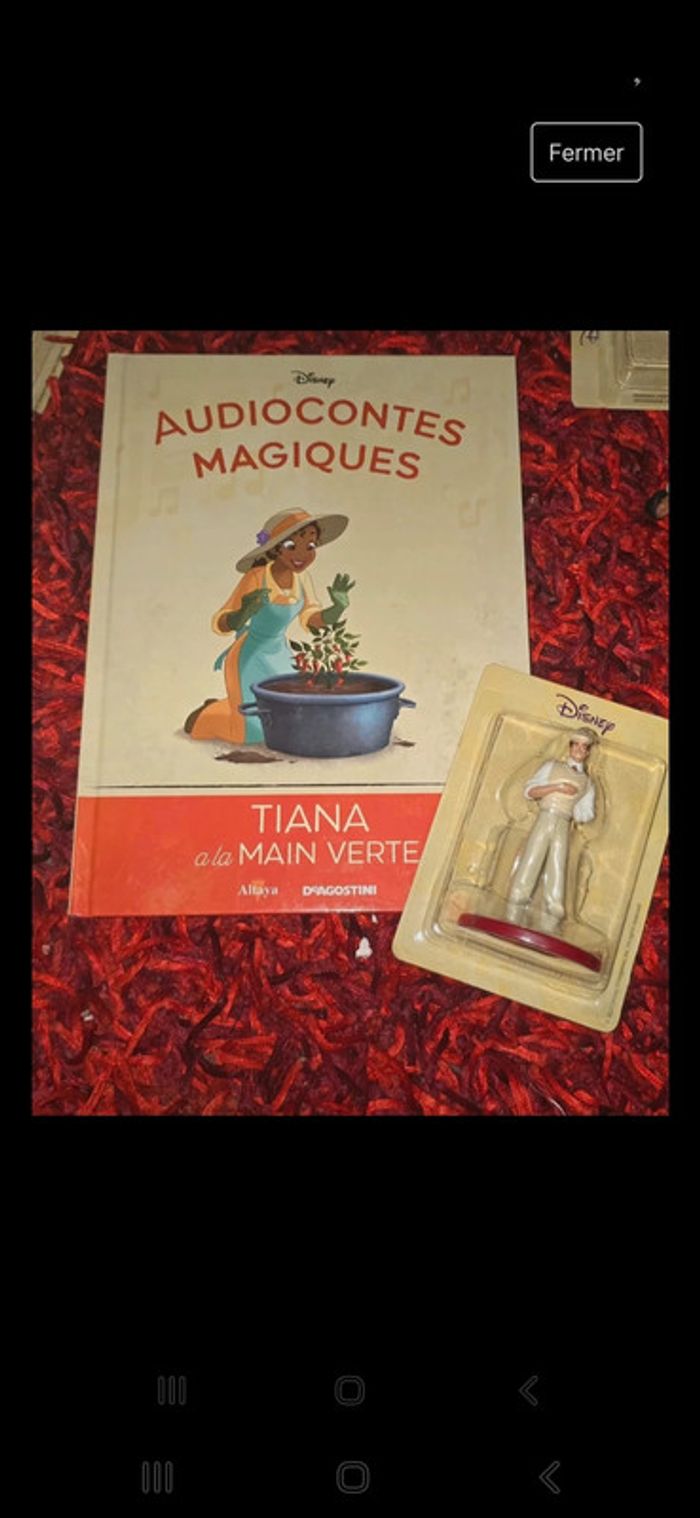 Livre et figurine 150 neuve des audiocontes Magiques altaya audio conte audio compte disney
