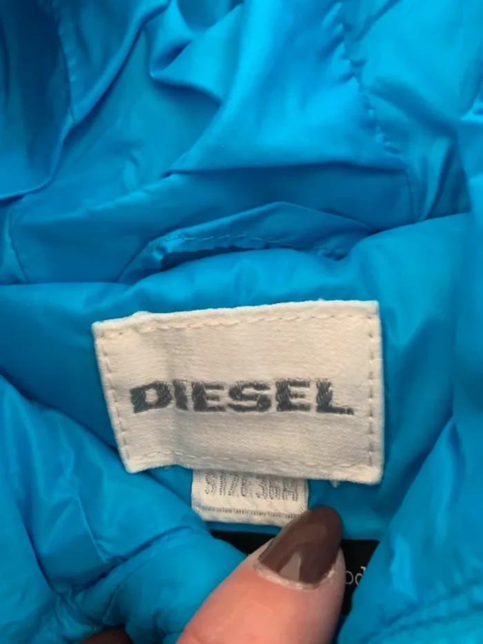 Veste Doudoune de voyage diesel bleu taille 3 ans - photo numéro 5