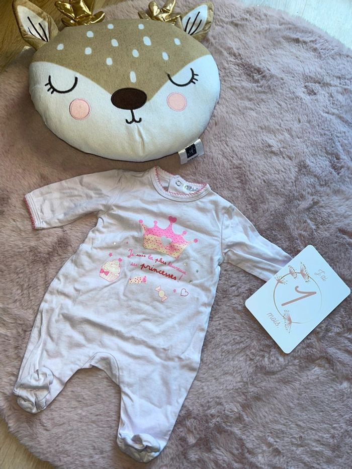 Lot de 3 pyjama 1 mois - photo numéro 2