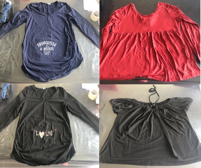 Lot 4 hauts de grossesse 42/44