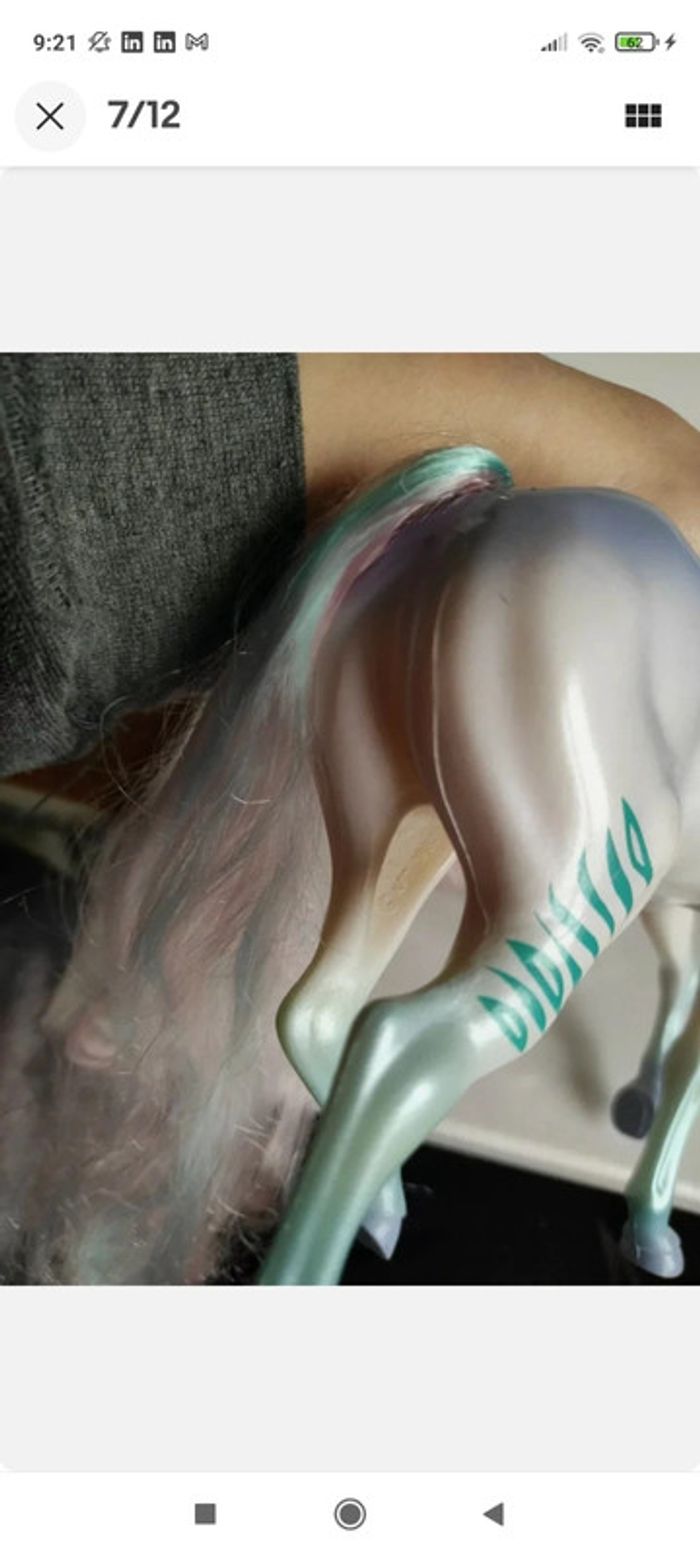 Horse kenner fashion star fillies anya  rare #geektradefashionstarfillies - photo numéro 7