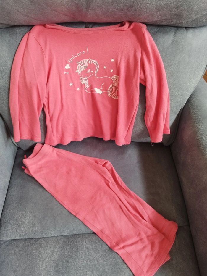 Pyjama licorne hiver fille 3ans
