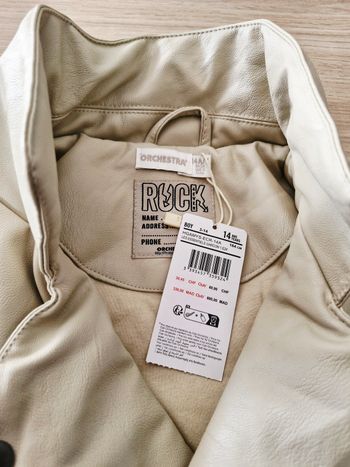 Veste en cuire
