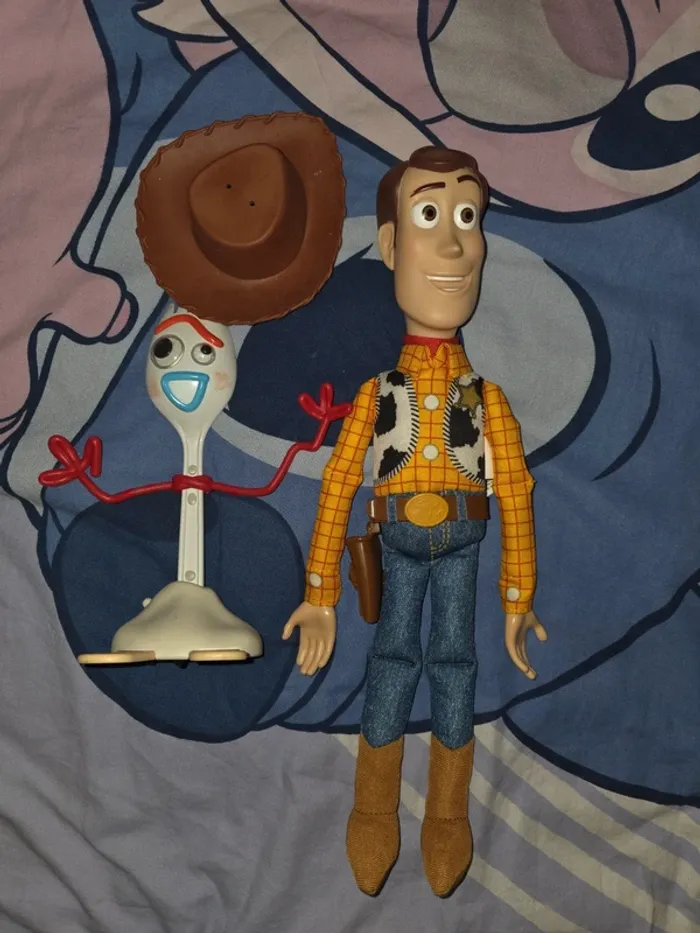 Figurine interactive Woody et fourchette