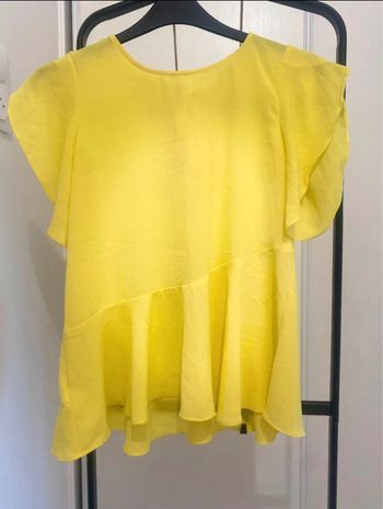 Blouse jaune manches courtes Promod