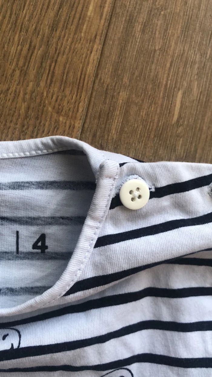 T shirt smiley 4 ans - photo numéro 3