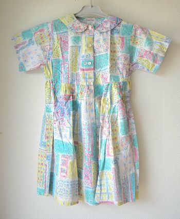 Robe été multicolore 10 ans