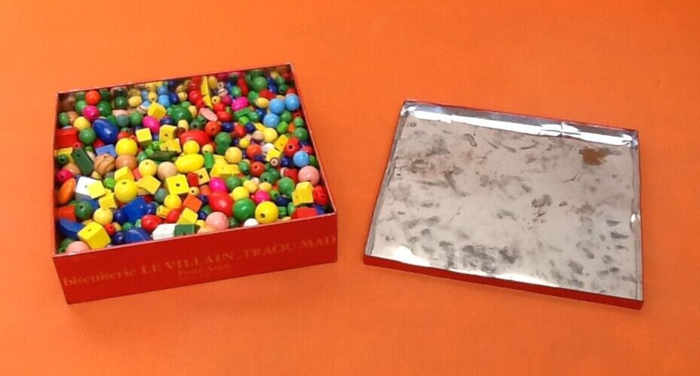 Lot mélange de perles en bois à enfiler - photo numéro 4