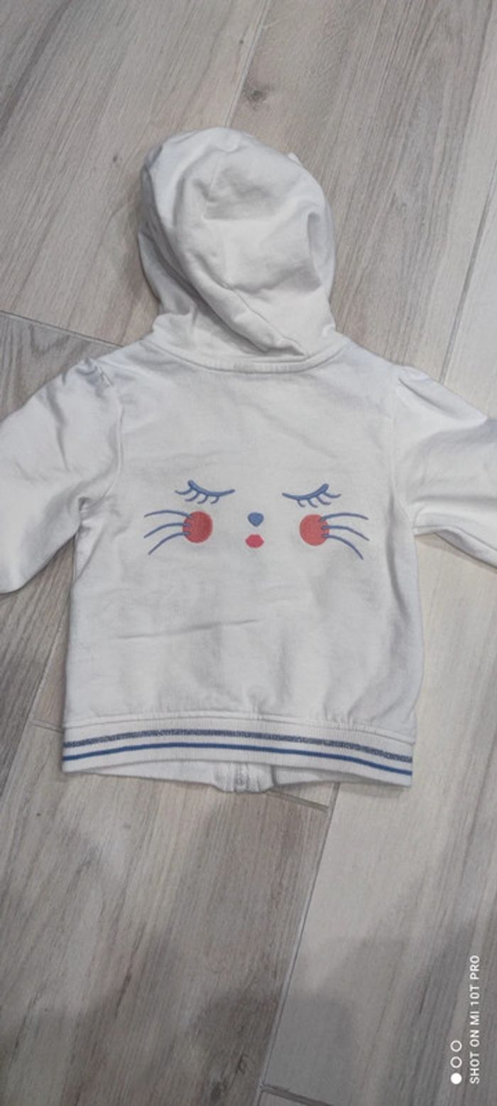 Gilet motif chat - photo numéro 3