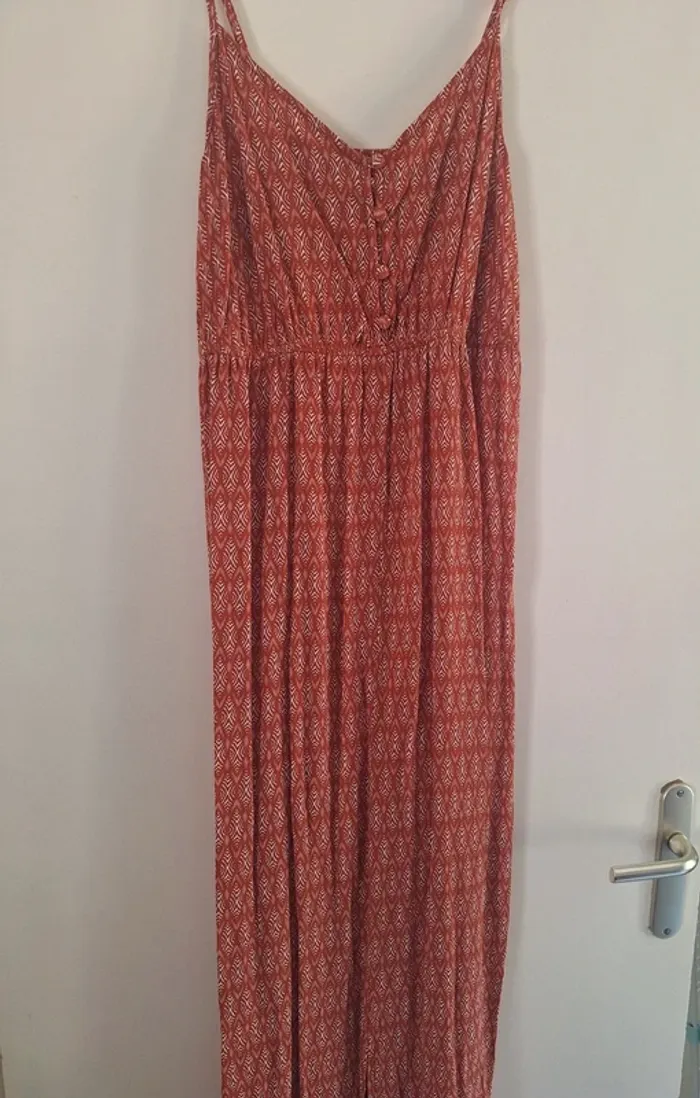 Robe longue à motifs Promod
