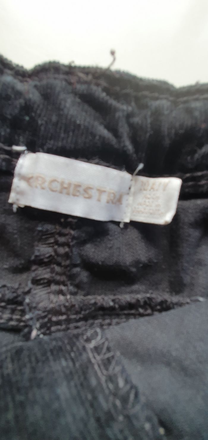 Jupe noire en velours Orchestra 10 ans - photo numéro 2