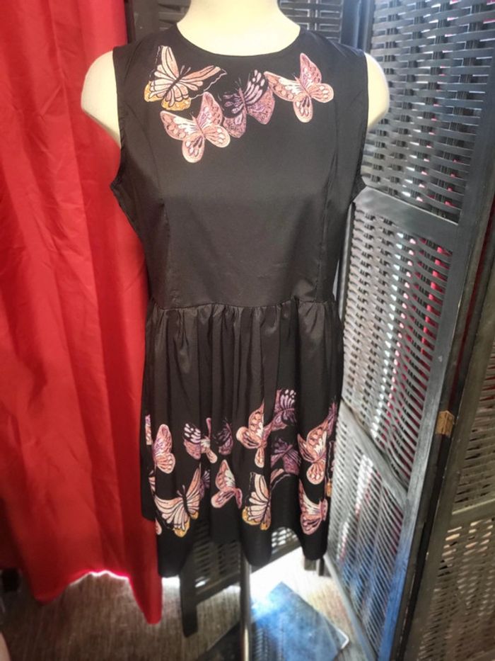 Robe imprimé papillons XL - photo numéro 2