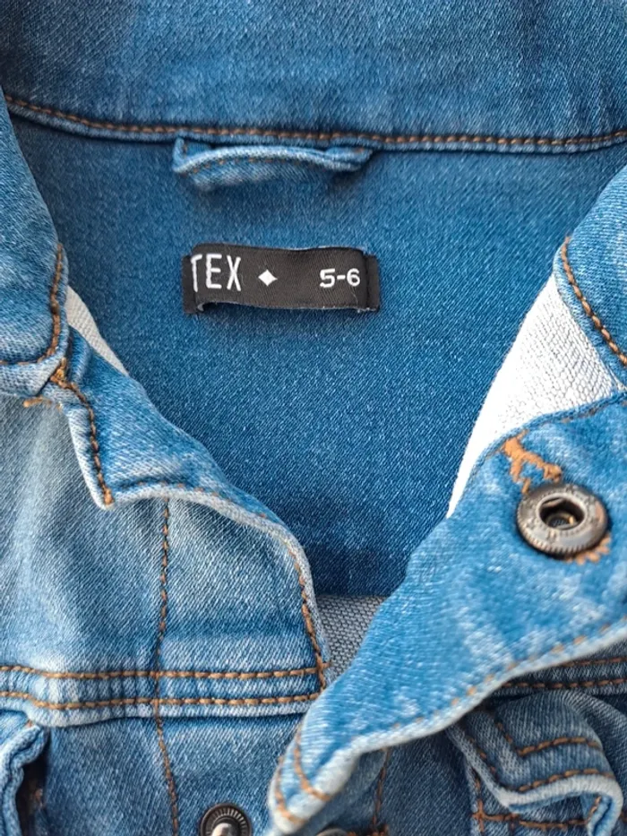 Veste en jean 5-6 ans - photo numéro 2