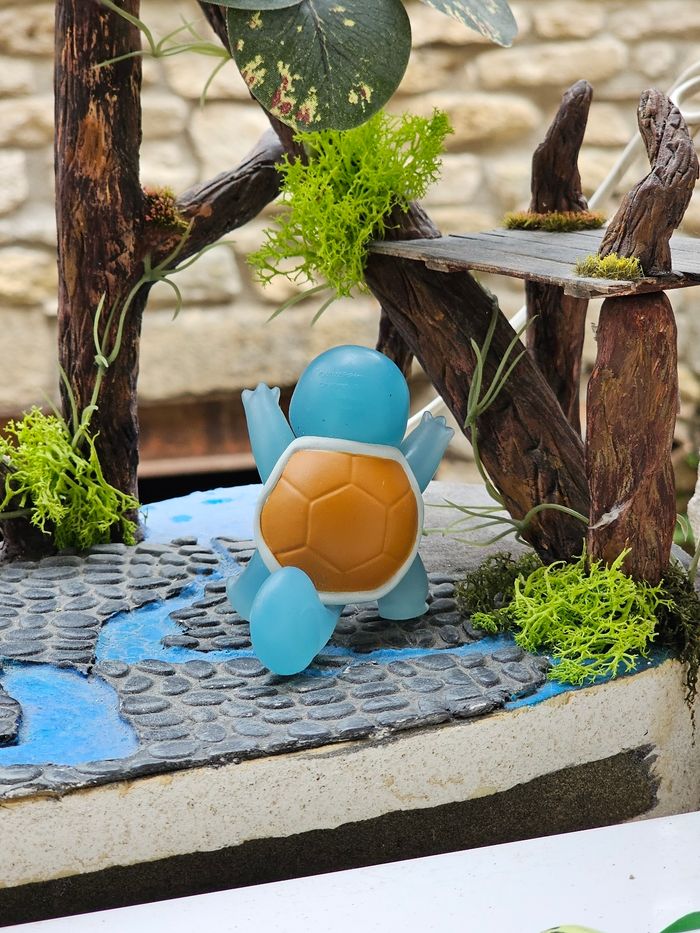 Super figurine Pokemon Nintendo Carapuce effet transparent - photo numéro 3