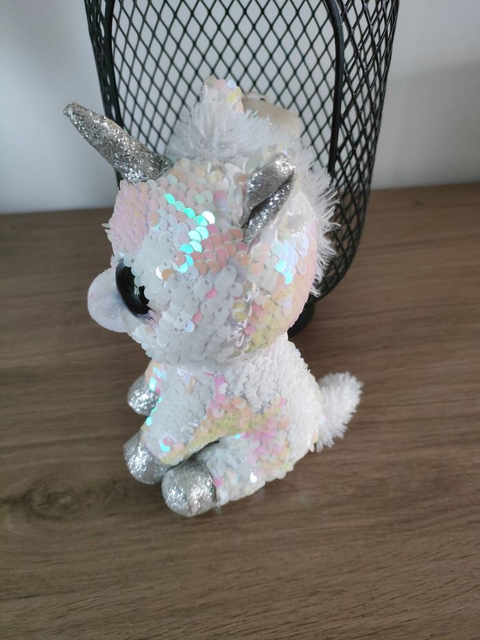 Peluche Ty licorne 🦄 sequins - photo numéro 2