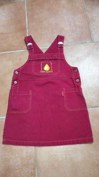 Robe style salopette fille 5 ans 
