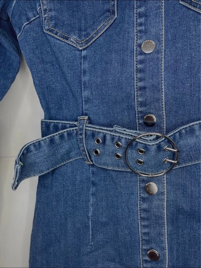 Robe en jean denim mi-longues - photo numéro 5