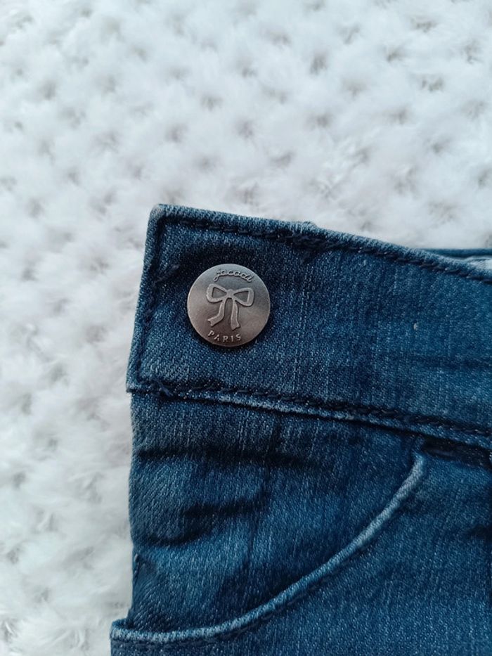 🔸 Short Jean Jacadi Stretch Fille 6 Mois🔸 - photo numéro 3