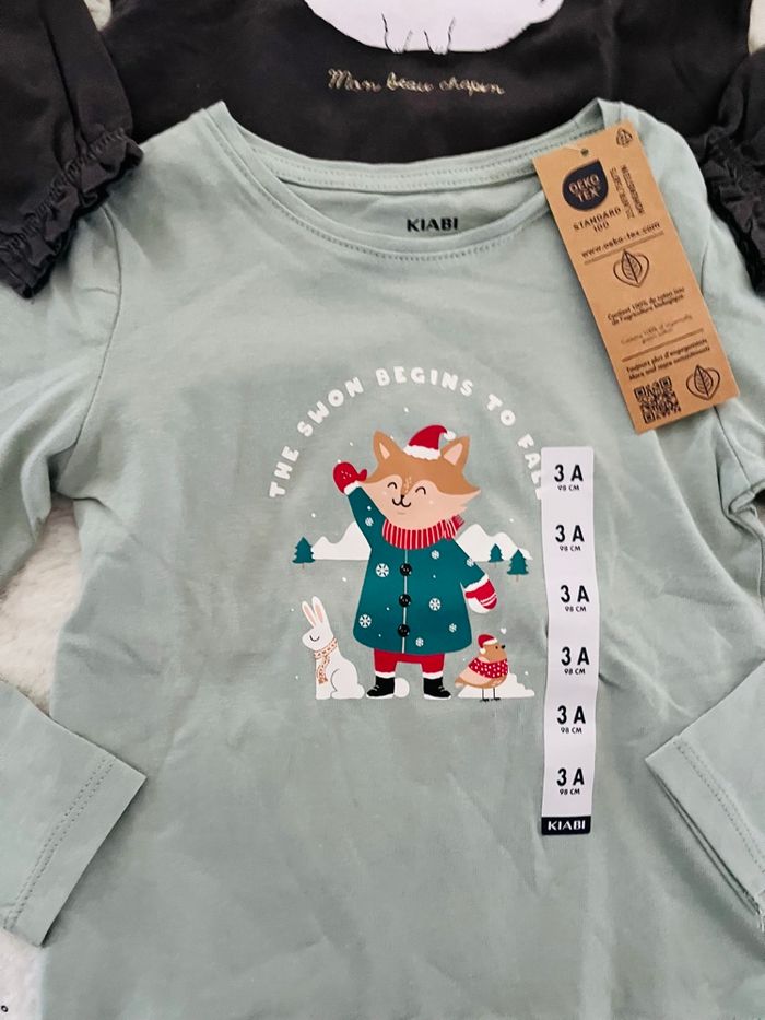 Tee-shirts de Noël ml 3 ans - photo numéro 2