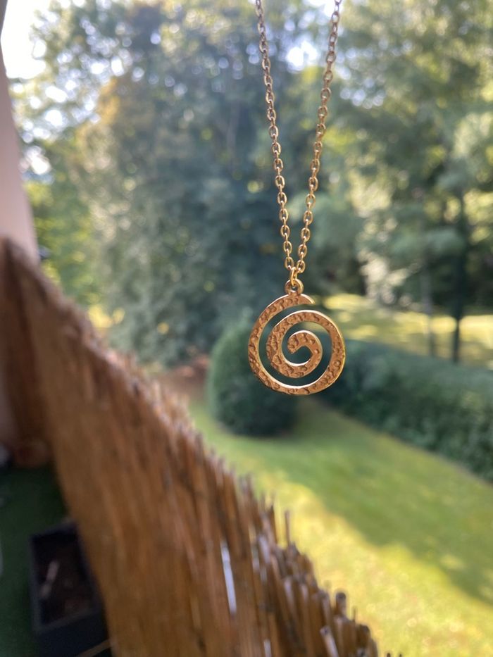 Collier  spirale en acier inoxydable - photo numéro 4