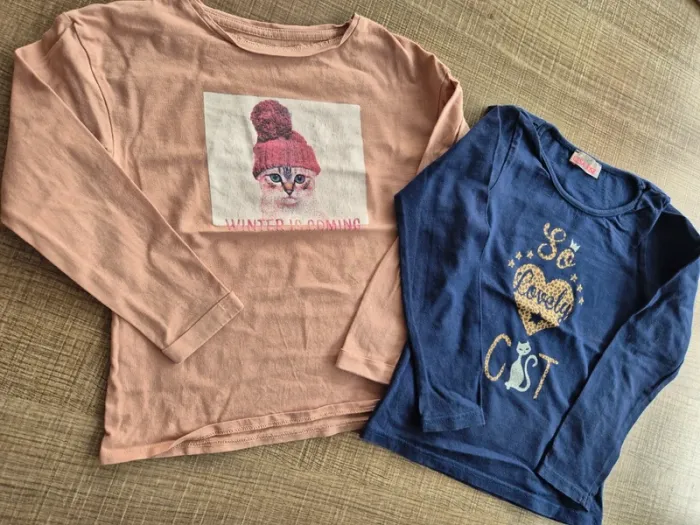 Lot T-shirts Vertbaudet et Lisa Rose 6 ans en très bon état - photo numéro 2