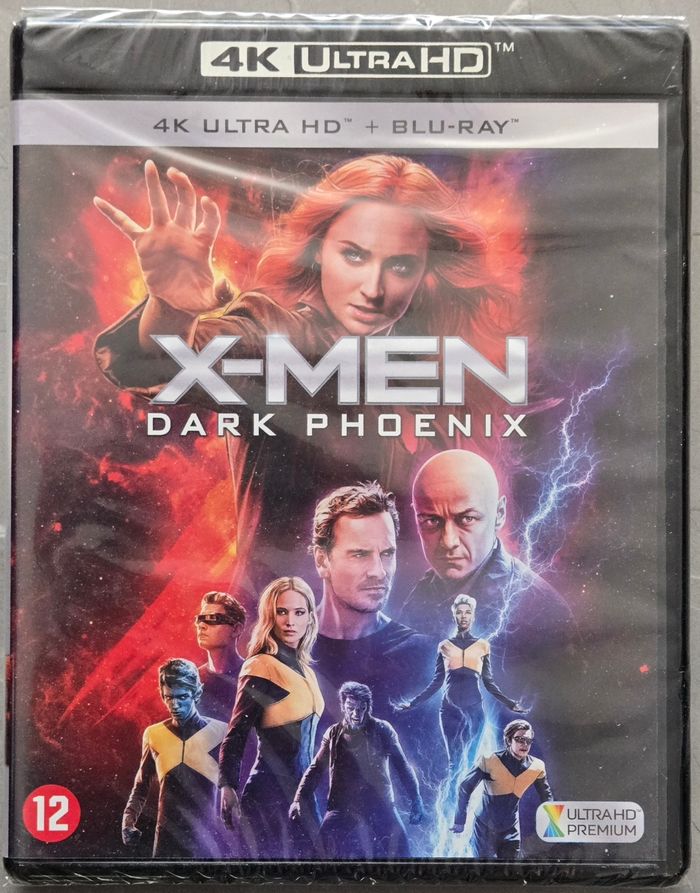 X-Men Dark Phoenix Blu-Ray 4k Ultra Hd (avec Bonus) neuf sous Blister