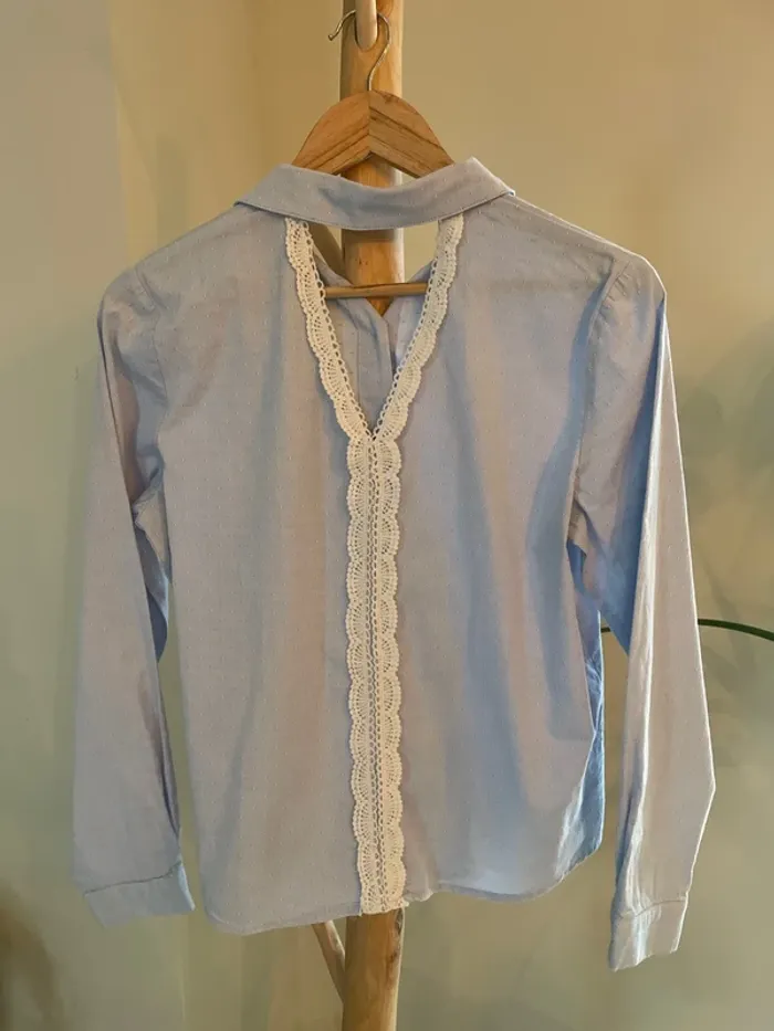 Chemisier bleu clair - photo numéro 4