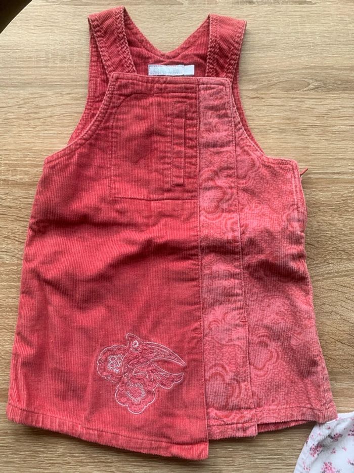 • Deux robes velours ~ Fille 6 mois • - photo numéro 5