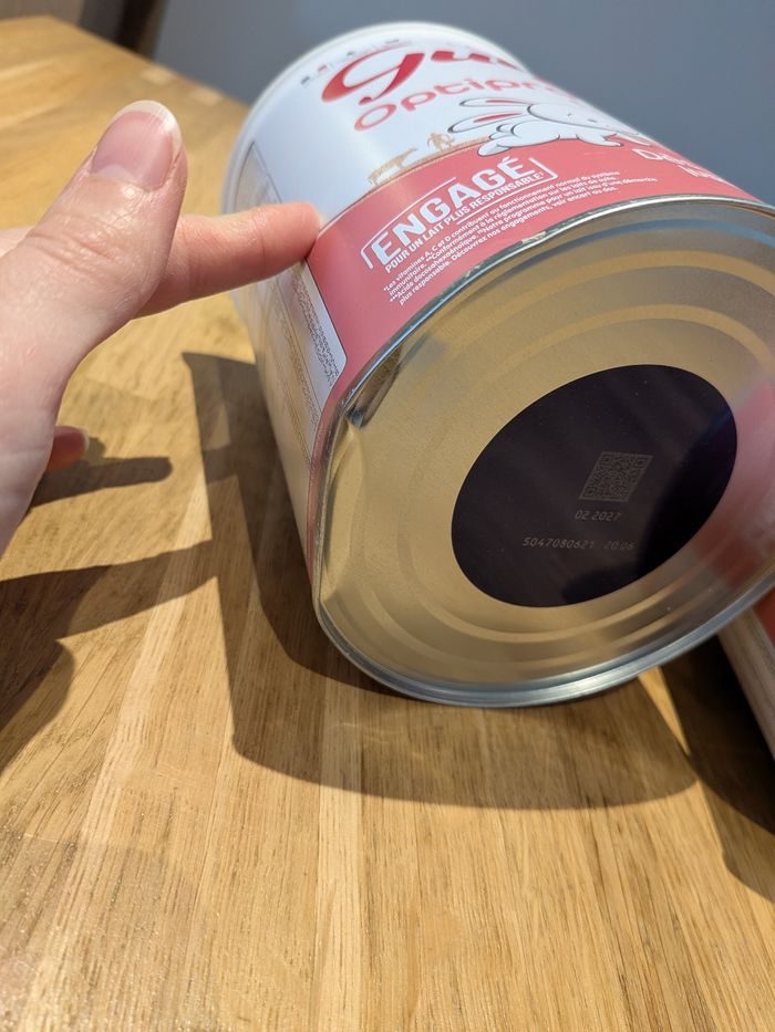 Lot de 2 boîtes de lait Guigoz optipro 2 en 830grs  neuves - photo numéro 6