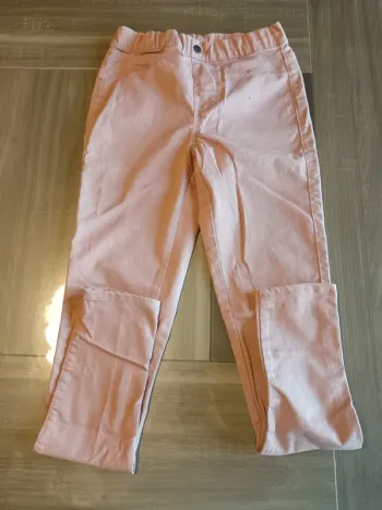 Pantalon leggings rose pale taille 34