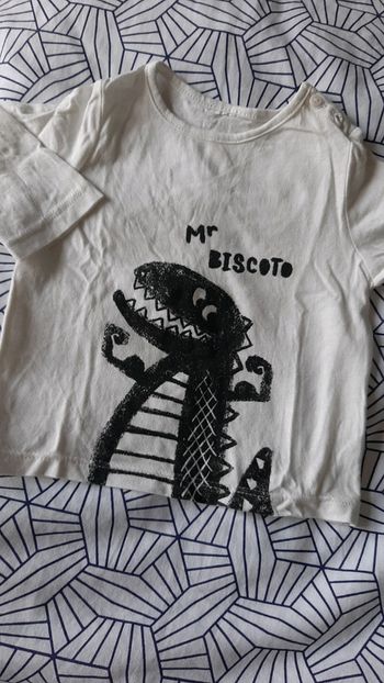 Tee-shirt 3M dinosaure Kiabi