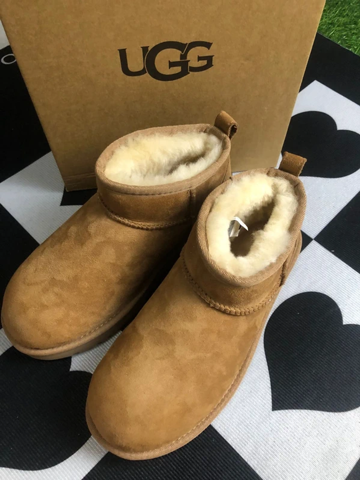 UGG Classic Ultra Mini Châtaigne 38 - photo numéro 4