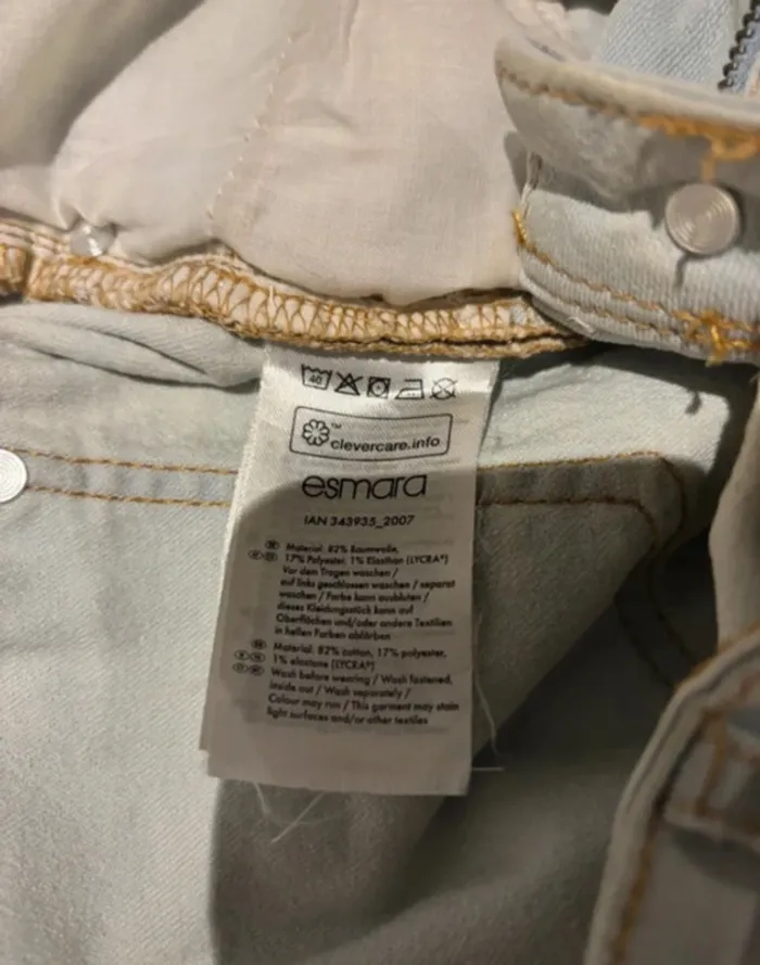 Short en jean clair Esmara – taille 38 - photo numéro 6