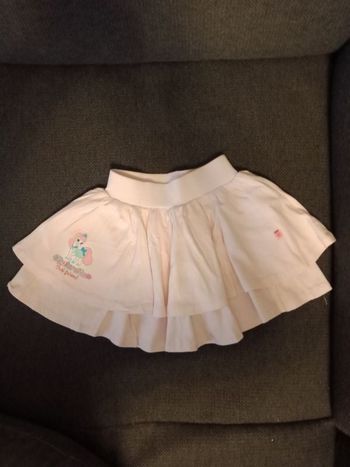 Jupe double jupon rose clair Cinderella