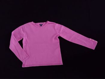 pull violet rose kiabi 6 ans