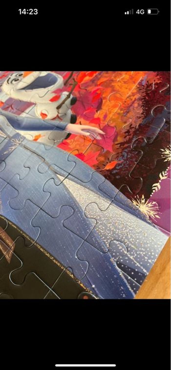 Puzzle scintillant Reine des neiges II - photo numéro 2