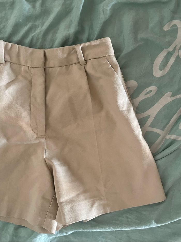 Short beige Zara - Taille XS - photo numéro 4