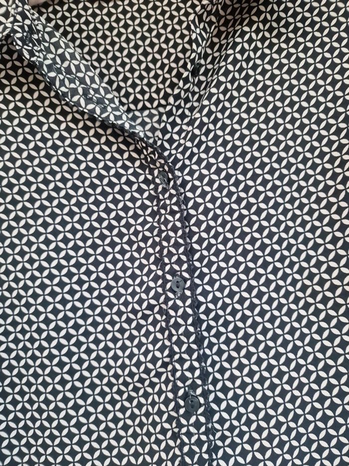 Chemise imprimé rétro camaieu - photo numéro 5