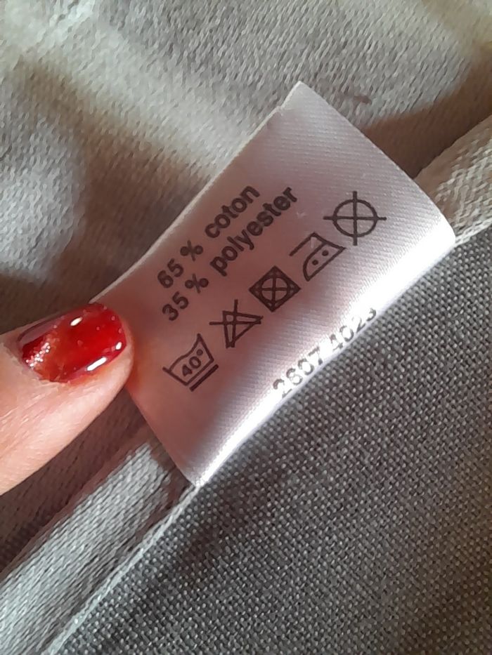 Lot de 2 chemins de table gris jacquard - photo numéro 9