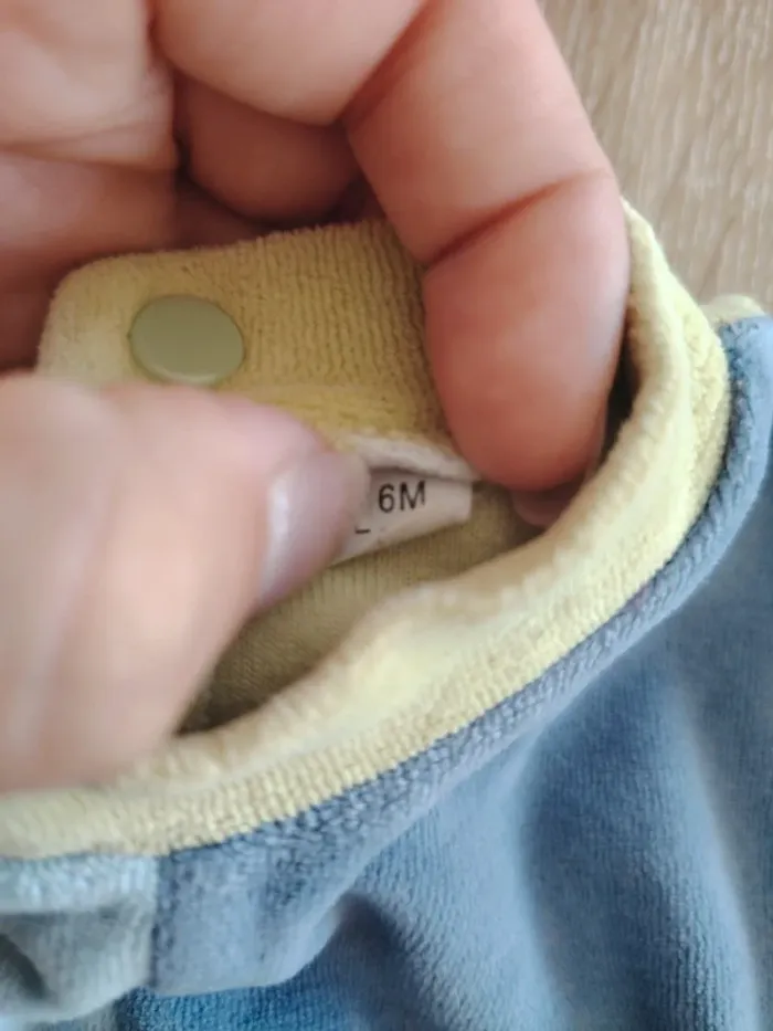 Pyjama velours 1 pièce - photo numéro 3