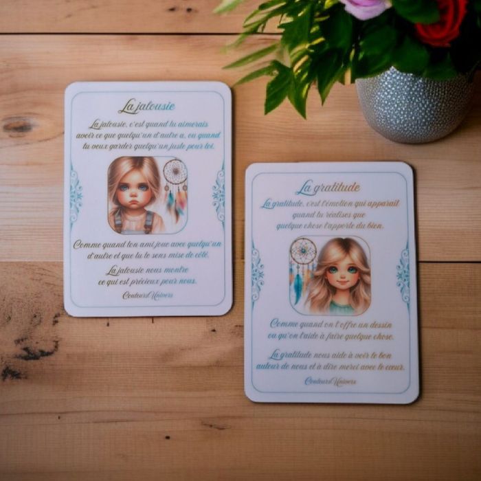 Cartes des émotions pour filles - photo numéro 4