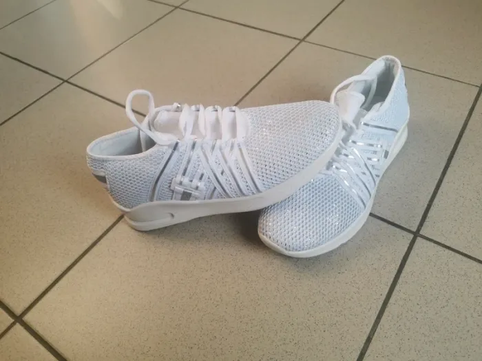 Baskets femme paillettees