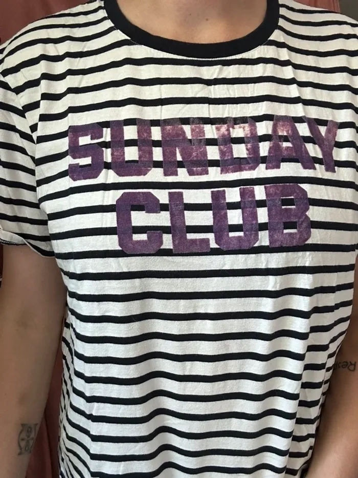 T-shirt rayé marinière - photo numéro 2