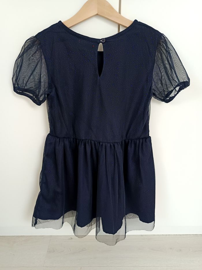 Robe bleu marine Tissaia 6/7 ans – Tulle pailleté 👗 - photo numéro 3