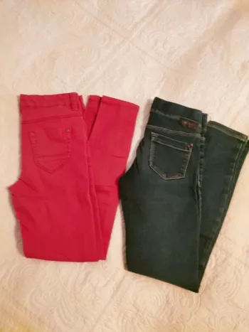 Lot de 2 pantalons - 10 ans - Okaïdi Vert Baudet