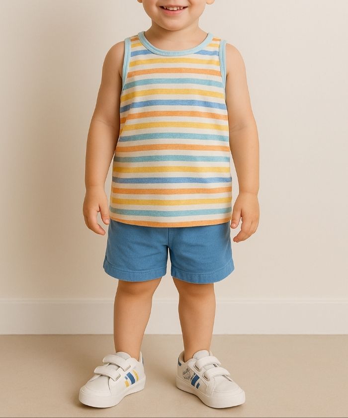 Ensemble débardeur short bébé garçon - photo numéro 7