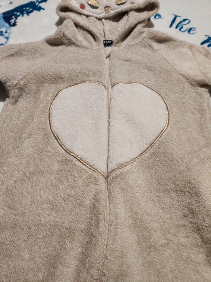 Surpyjama hibou / chouette beige kiabi 18 mois 77/82 cm - photo numéro 6